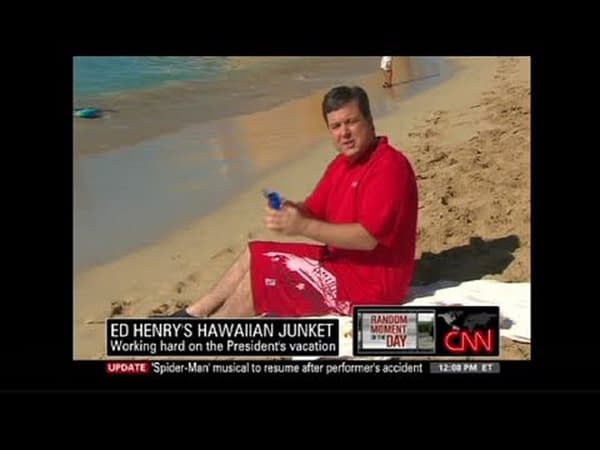 Ed Henry from the CNN days (Image: CNN Screencap)