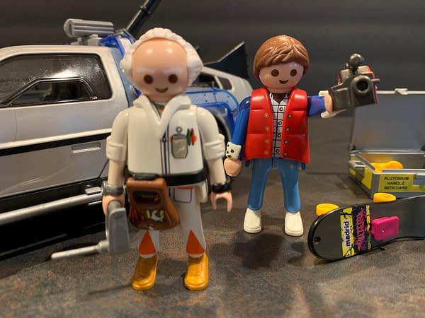Let's Take A Look At The Playmobil Back To The Future Delorean