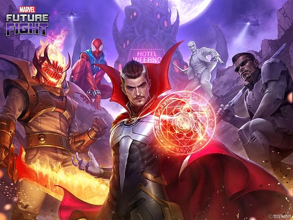 Things are about to get stranger in Marvel Future Fight, courtesy of Netmarble.