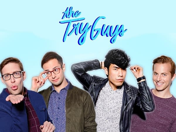 The Try Guys key art (Image: Amazon Prime)