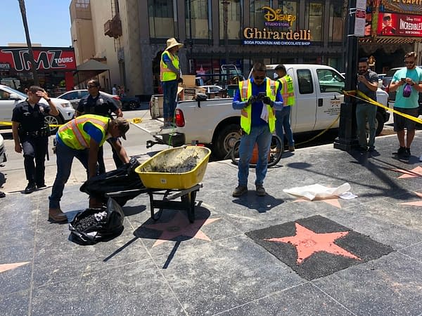 Hulk Smash Orange Man's Hollywood Walk Of Fame Star