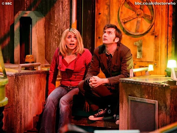 David Tennant and Billie Piper in "Doctor Who", BBC Studios