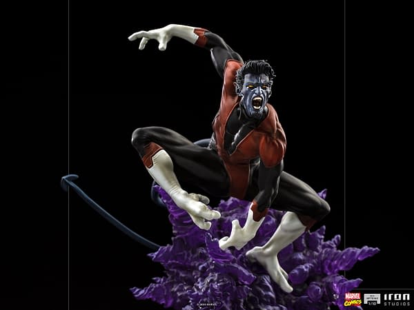 Nightcrawler Teleports to Assist the X-Men With Iron Studios