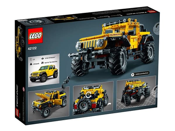 LEGO Unveils New LEGO Technic 4x4 Jeep Wrangler Set