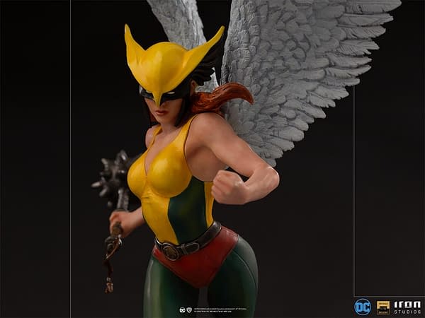 Hawkgirl Makes Her Newest Landing at Iron Studios