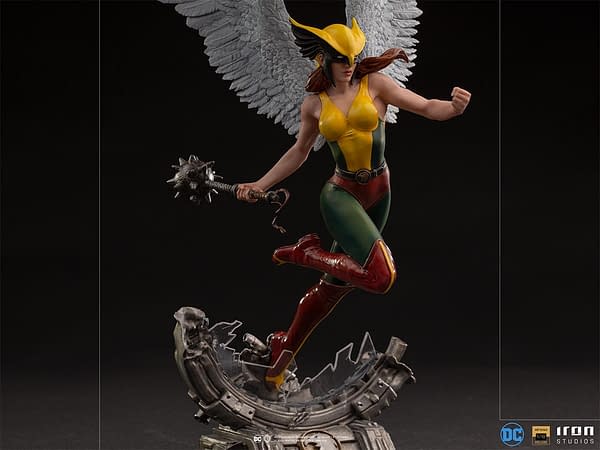 Hawkgirl Makes Her Newest Landing at Iron Studios