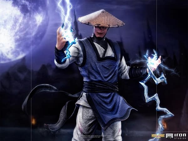 Mortal Kombat Raiden Brings the Thunder To Iron Studios