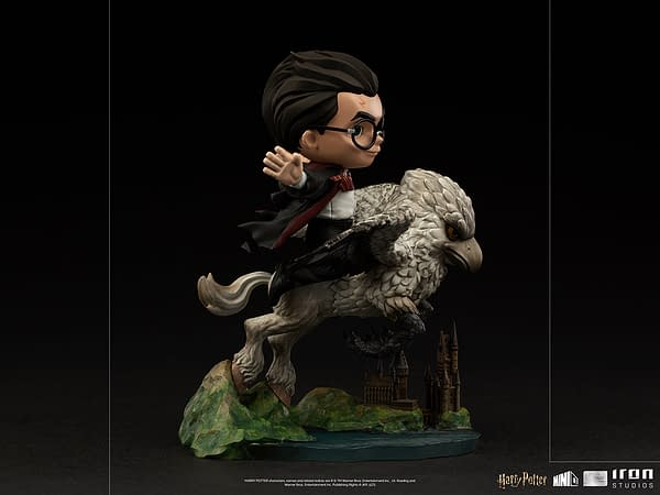 Harry Potter and Buckbeak Take To the Sky With Iron Studios