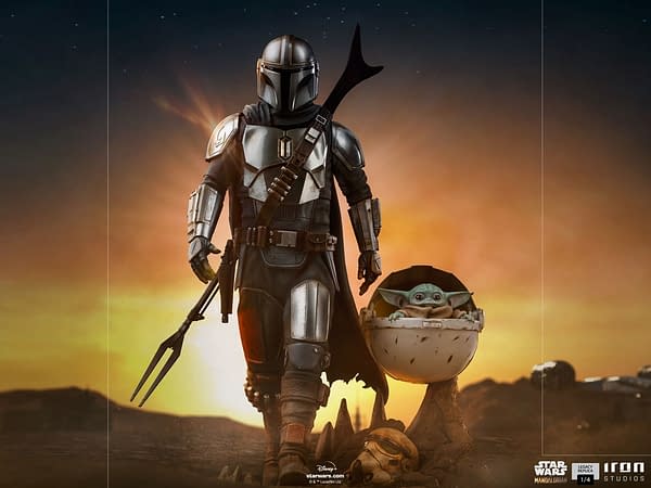 The Mandalorian and The Child Get New Legacy Statue From Iron Studios