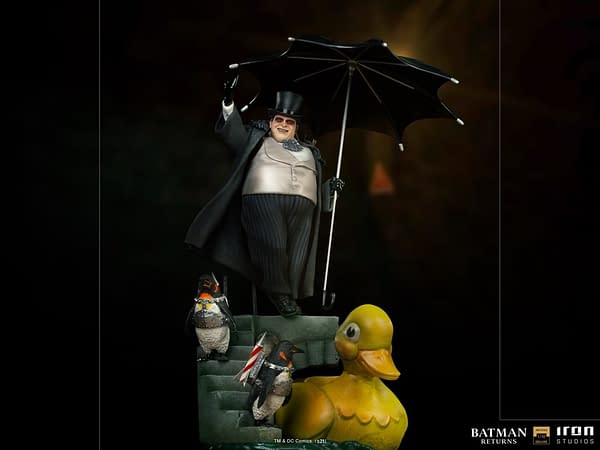 Batman Returns The Penguin Gets His Own Iron Studios Statue