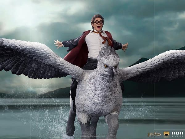 Harry Potter Rides Buckbeak With New Iron Studios Statue