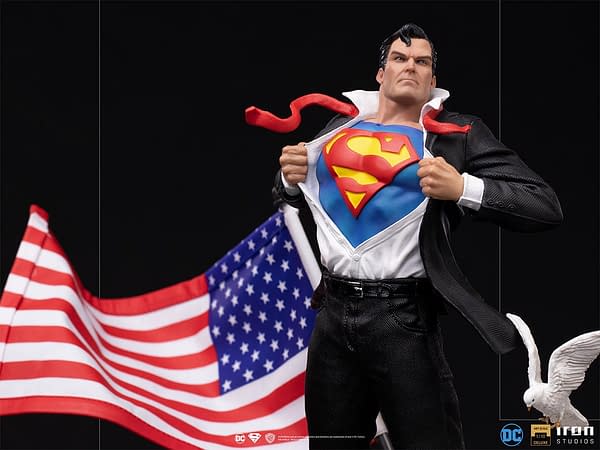 Clark Kent Becomes Superman In New DC Comics Iron Studios Statue