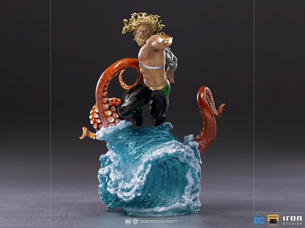 Aquaman Rises to The Surface With New Iron Studios Statue