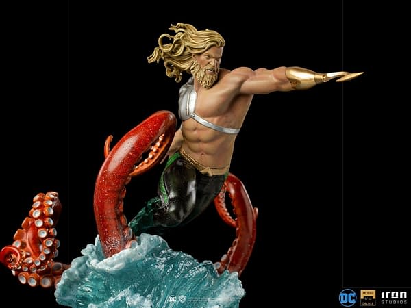 Aquaman Rises to The Surface With New Iron Studios Statue