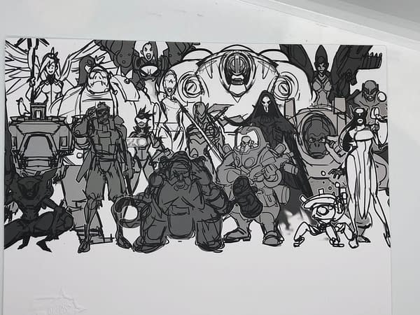 We Take A Look At The Overwatch Concept Art Sketch From Blizzard