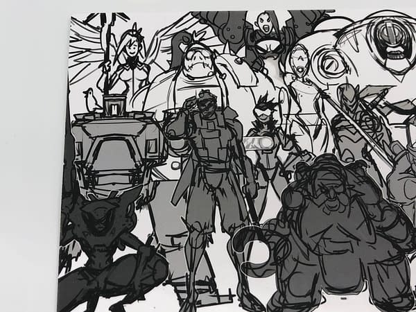 We Take A Look At The Overwatch Concept Art Sketch From Blizzard