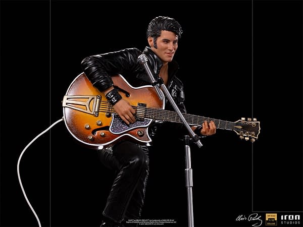 Elvis Presley Receives 68' Comeback Special Statue From Iron Studios
