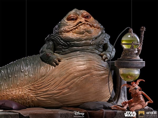 Iron Studios Debuts New Star Wars Statue With Jabba the Hutt