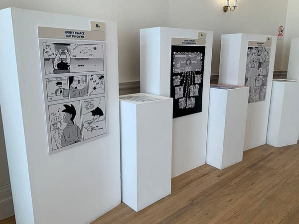 Manga Jiman Winners Exhibition at the Japanese Embassy in London
