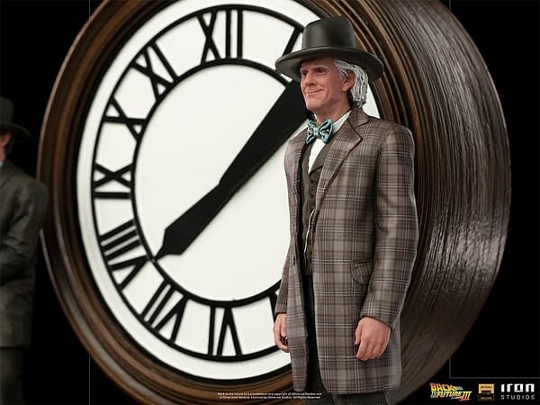 Back to the Future Part III Grand Clock Tower Comes To Iron Studios