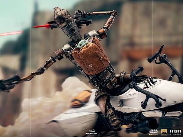 Star Wars The Child and IG-11 Go for a Ride with Iron Studios