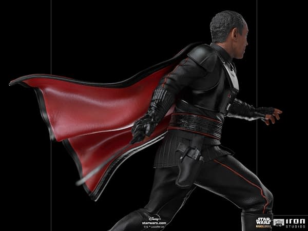 The Mandalorian Wields His Beskar Spear In His New Iron Studios Statue