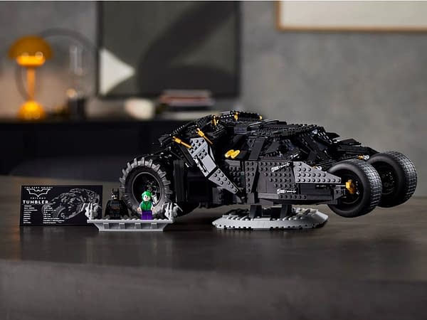 The Dark Knight Trilogy Batmobile Tumbler Revealed by LEGO