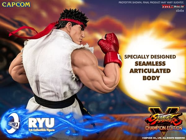 Street Fighter Ryu Enters the Ring with Seamless Figure from Iconiq