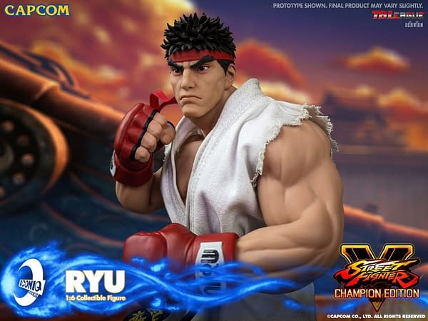 Street Fighter Ryu Enters the Ring with Seamless Figure from Iconiq