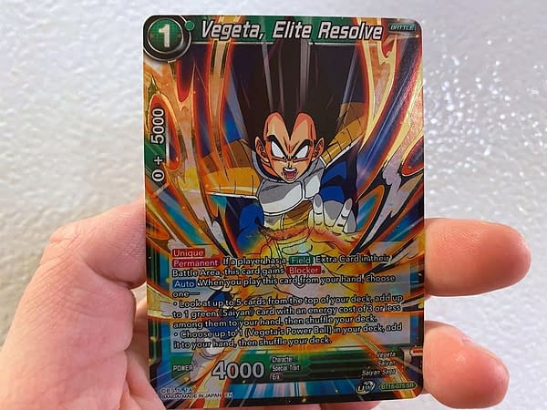 Saiyan Showdown card. Credit: Dragon Ball Super Card Game