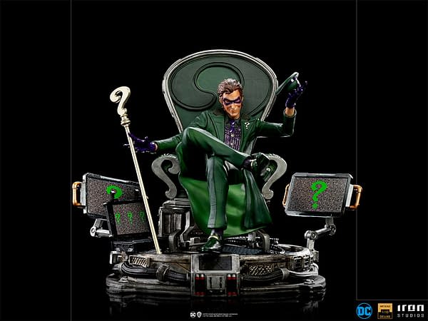 The Riddler Initiate his Masterplan with New Iron Studios Statue