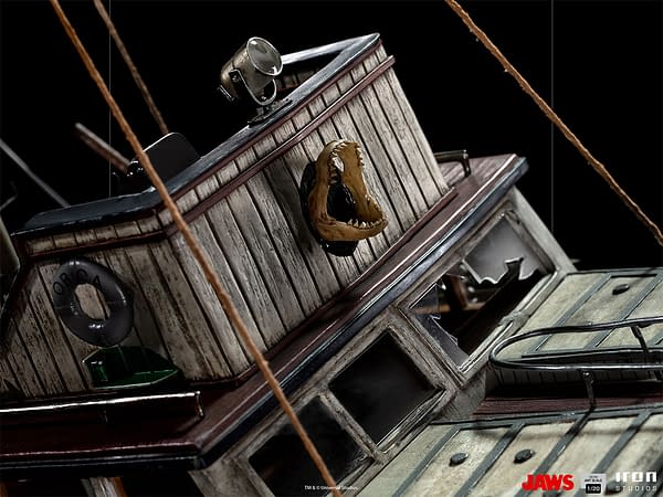 Jaws Takes on the Orca Ship with Iron Studios Newest $3000 Statue
