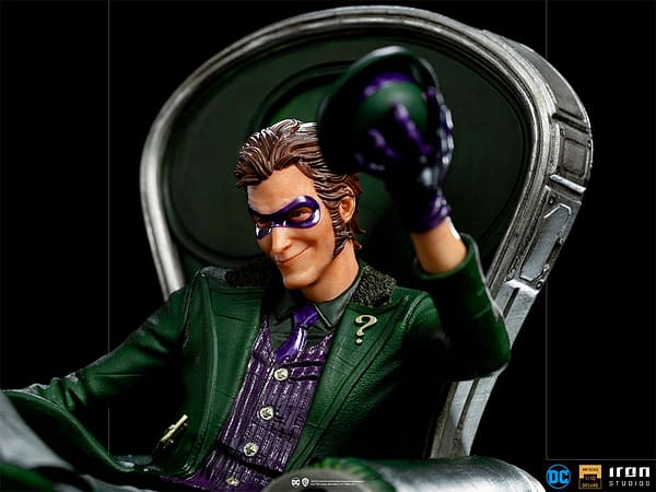 The Riddler Initiate his Masterplan with New Iron Studios Statue