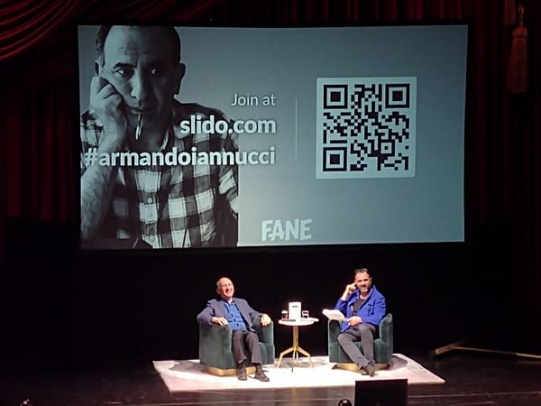 An Audience With Armando Iannucci at the Gillian Lynne Theatre in London