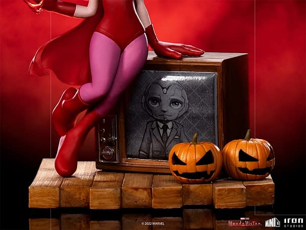 Iron Studios Debuts Scarlet Witch Halloween Spooktacular MiniCo