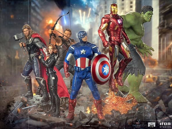 Iron Studios Celebrates 10 Years of The Avengers with New Statue Set