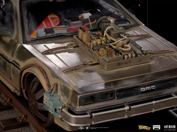 Back to the Future Part III Statues Set Travels to Iron Studios