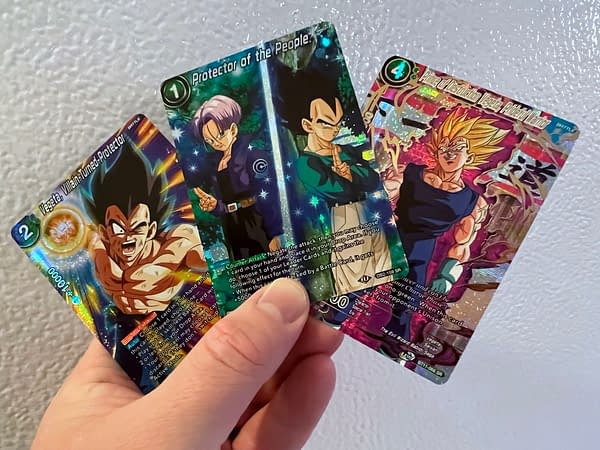 History of Vegeta from Dragon Ball Super Card Game. Credit: Theo Dwyer