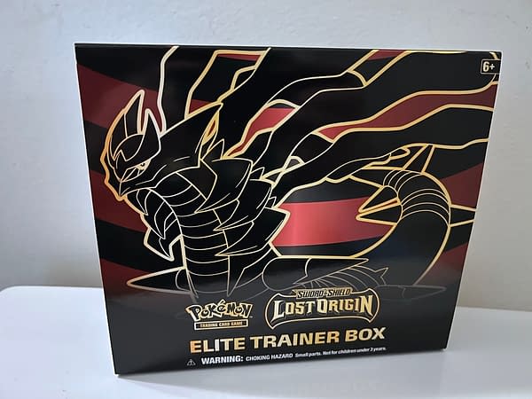Lost Origin Elite Trainer Box. Credit: Pokémon TCG