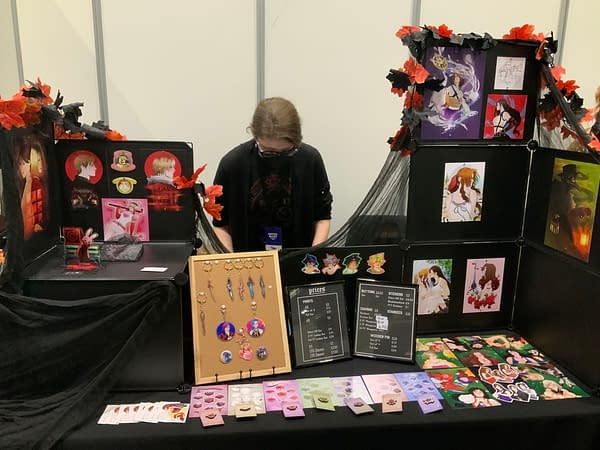 Booths & Tables at MCM London Comic Con October 2022