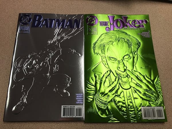 DC Comics Embossed Foil 90s Variants Covers Have A Big Price Problem