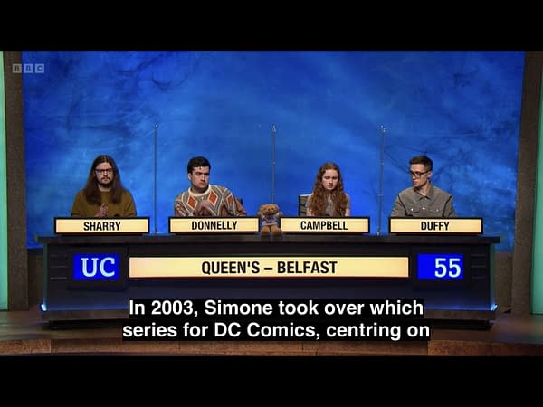 Gail Simone on University Challenge