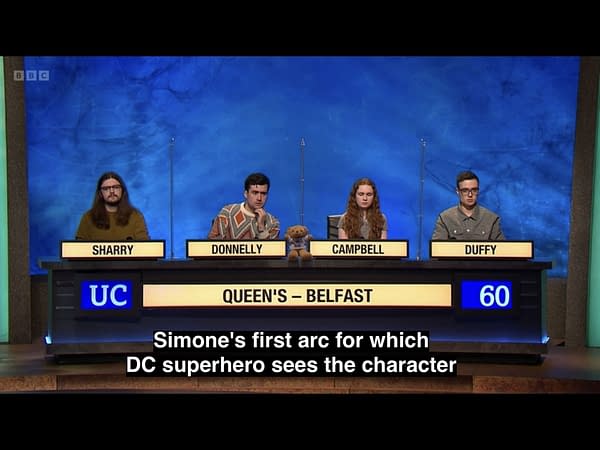 Gail Simone on University Challenge