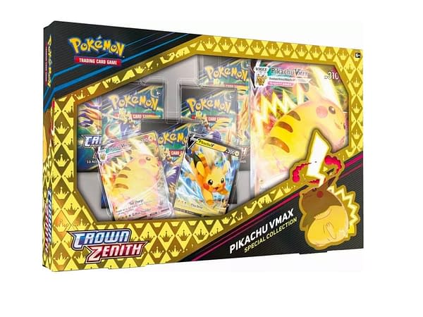 Crown Zenith Pikachu VMAX Collection. Credit: Pokémon TCG
