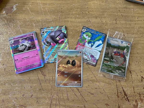 Pokémon TCG - Scarlet & Violet cards & products. Credit: Theo Dwyer