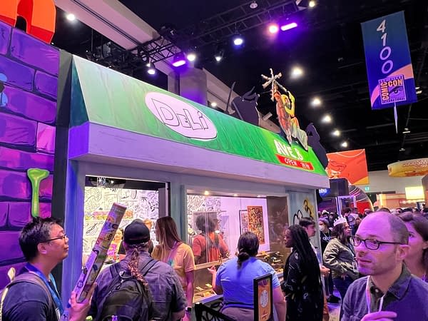 Nickelodeon display at SDCC 2023.