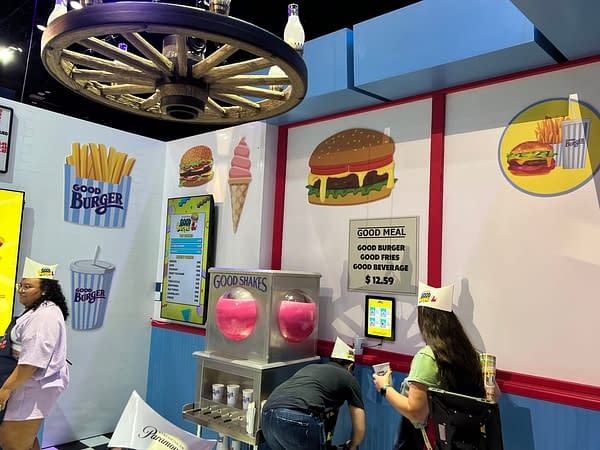 Good Burger display at SDCC 2023.