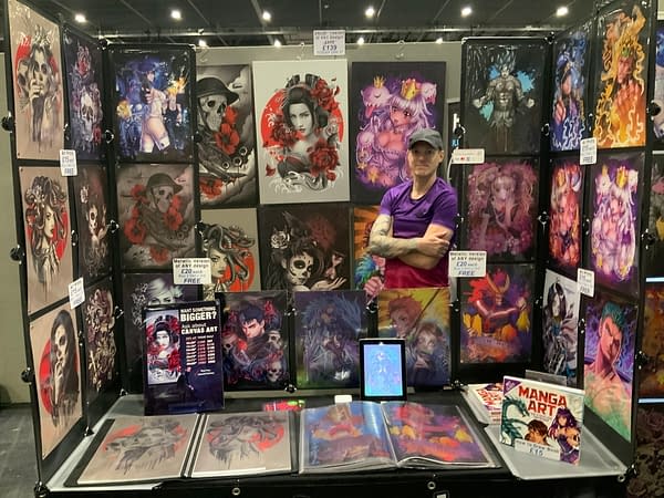 Almost 300 Artists Alley Booths at MCM Comic Con London October 2023
