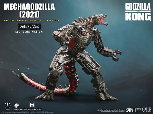 Star Ace Announces New Godzilla vs. Kong Mechagodzilla LED Statue