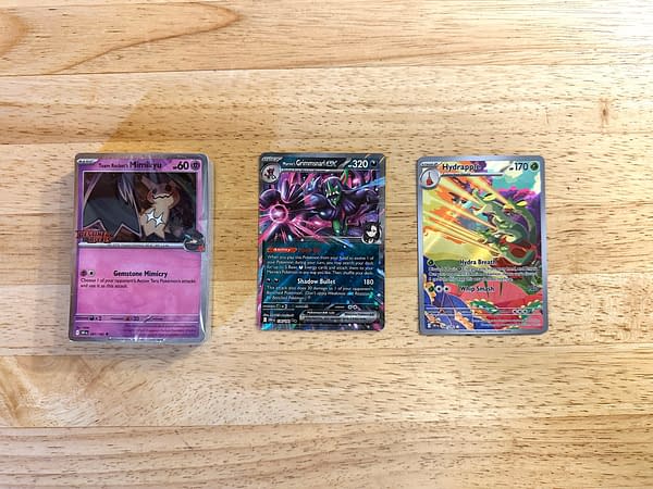 Pokémon TCG: Scarlet & Violet – Destined Rivals cards. Credit: Theo Dwyer